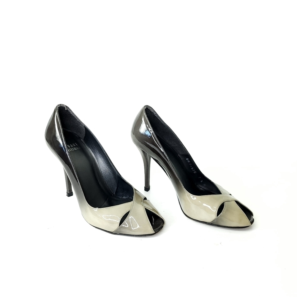 Stuart Weitzman Sashay Ombre Open Toe Heel Sz7.5 - image 5